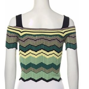 Sandro off-the-shoulder knit top